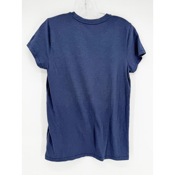 Polo Ralph Lauren flag-appliqué T-shirt S in Navy Distressed - Picture 4 of 5